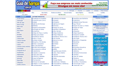 Desktop Screenshot of guiadesampa.com.br