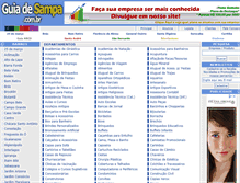 Tablet Screenshot of guiadesampa.com.br